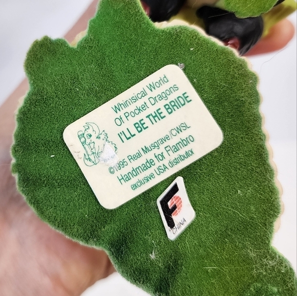 Vintage Whimsical World of Pocket Dragons Bride & Groom Set 1995 - Picture 6 of 8